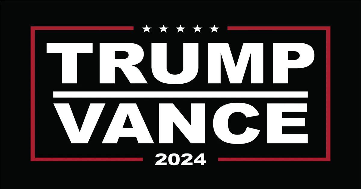 Trump Vance Flag