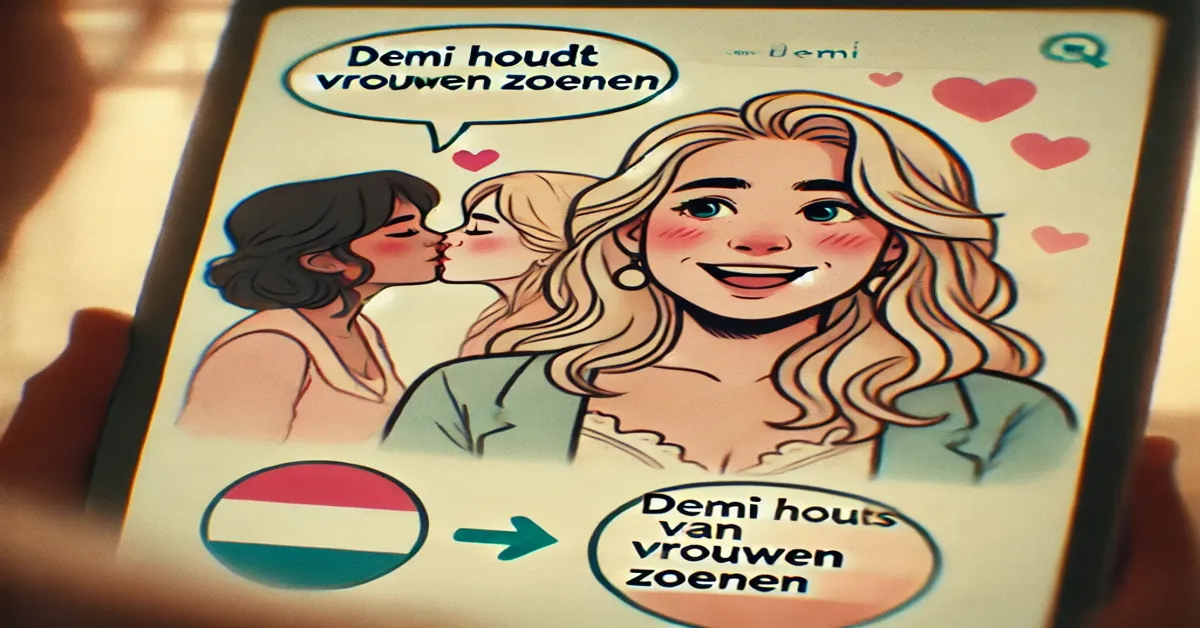 Demi Houdt van Vrouwen Zoenen English Meaning