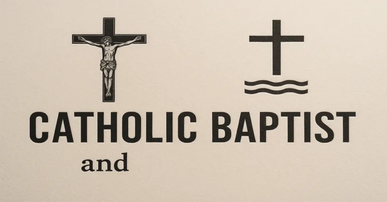 The Difference Between Catholic and Baptist: A Deep Dive into Two Major Christian Traditions