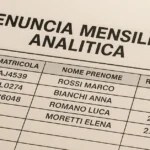 Denuncia Mensile Analitica